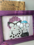 "Grannies" framed print