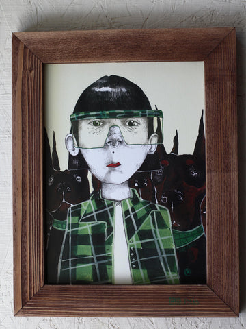 "Auntie Cath." framed print
