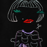 "Paper doll" women's organic cotton raglan sweatshirt